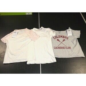 Brandy Melville John Galt Women's Small 100% Cotton Tee T-Shirt - Lot of 3 - NWT